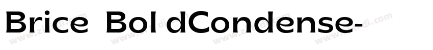 Brice  Bol dCondense字体转换
